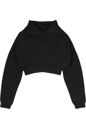 Entire Studios Organic-cotton cropped hoodie