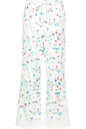 Marni Floral-print cotton track pants