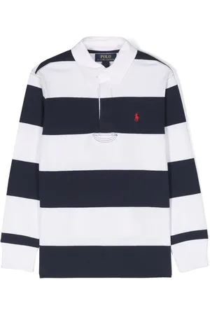Ralph Lauren Logo-embroidered striped polo shirt