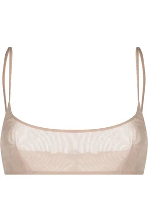 Patrizia Pepe Rhinestone-embellished tulle bra