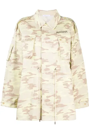 Patrizia Pepe Camouflage-print jacket