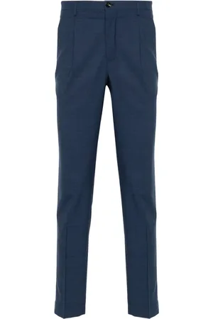 Incotex Tapered virgin wool trousers