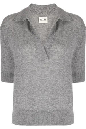 Khaite Shrunken Jo cashmere top