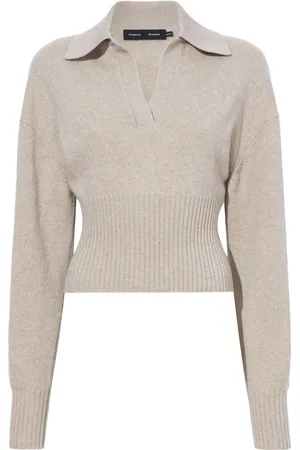 Proenza Schouler Jeanne cashmere polo jumper