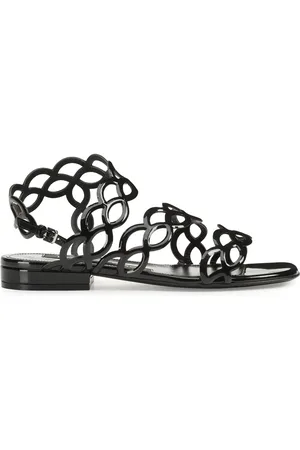 Sergio Rossi Sr Mermaid leather sandals