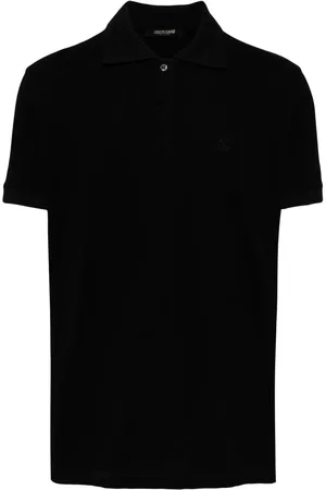 Roberto Cavalli Logo-embroidered polo shirt
