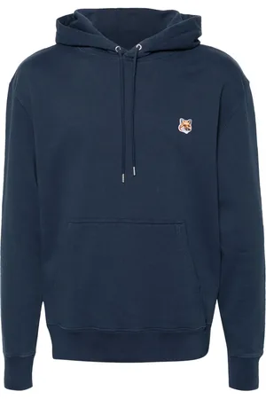 Maison Kitsuné Fox-motif cotton hoodie