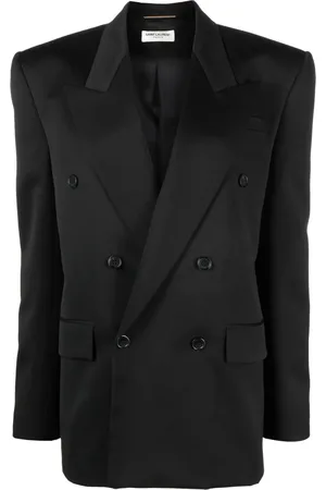 Saint Laurent Double-breasted wool blazer