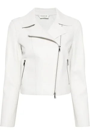P.A.R.O.S.H. Leather zip-up biker jacket