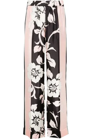 P.A.R.O.S.H. Stevia floral-print trousers