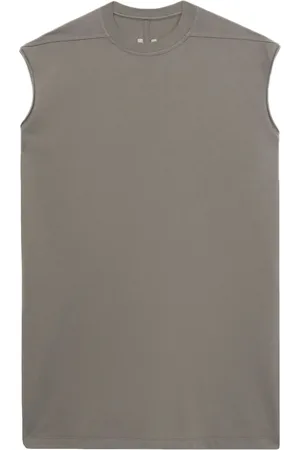 Rick Owens Panelled cotton tank top