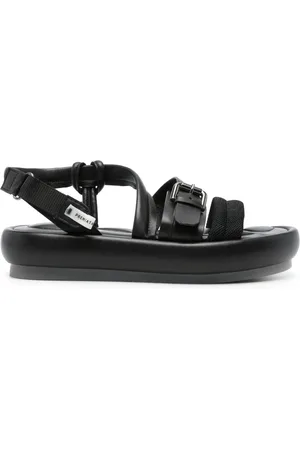 Premiata Logo-tag leather sandals