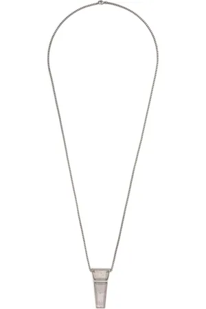 Rick Owens Trunk-pendant quartz necklace
