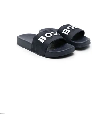 HUGO BOSS Logo-embossed pool slides