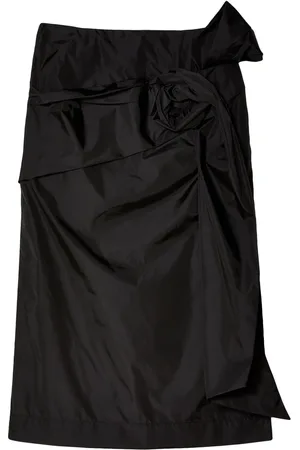Simone Rocha Floral-appliqué pencil skirt