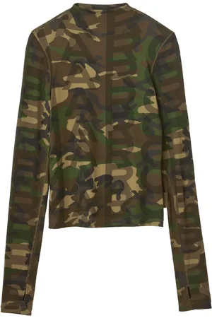 Marc Jacobs Camouflage-print sheer T-shirt