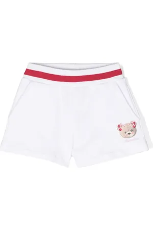 MONNALISA Logo-print stretch-cotton shorts
