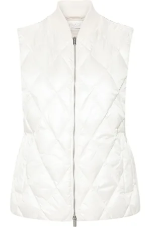PESERICO SIGN Bead-embellished puffer vest