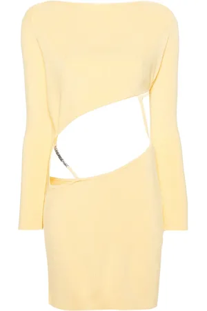 GCDS Asymmetric ribbed minidress