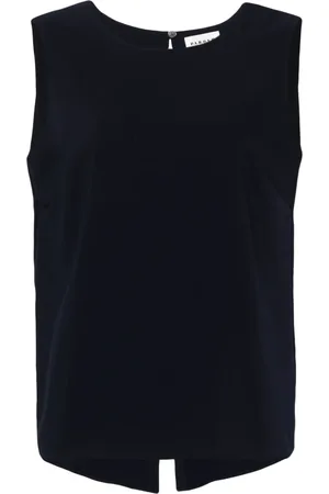 P.A.R.O.S.H. Rear-slit cady blouse