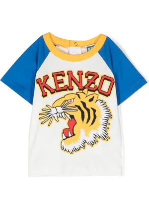 Kenzo Tiger-print cotton T-shirt