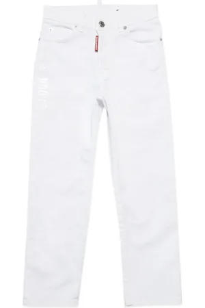 Dsquared2 Logo-appliqué straight-leg jeans