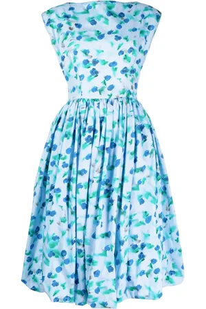 Marni Floral-print midi dress