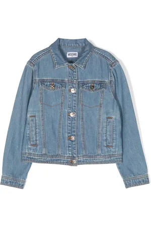 Moschino Teddy Bear-motif denim jacket