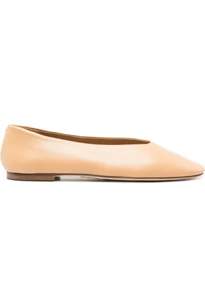 Aeyde Kirsten leather ballerina shoes