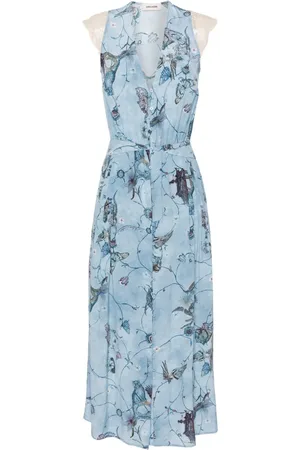 Zadig & Voltaire Rolanys silk midi dress