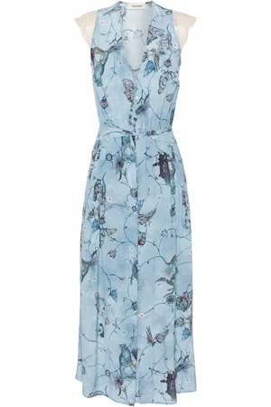 Zadig & Voltaire Rolanys silk midi dress