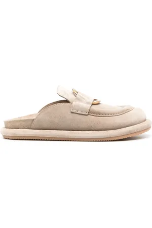Moncler Bell suede slippers