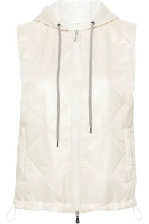 ELEVENTY Padded hooded gilet