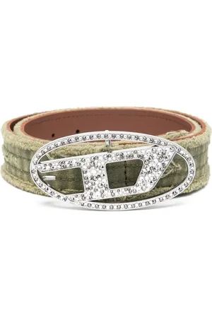 Diesel B-1dr Strass distressed belt