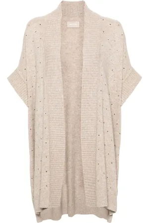 Zadig & Voltaire Indiany rhinestoned cashmere cardi-coat