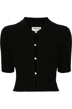 Zadig & Voltaire Lyam short-sleeve ribbed cardigan