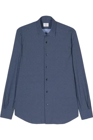 MAZZARELLI Geometric-print shirt