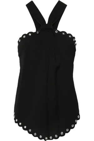 Isabel Marant Tecles scalloped sleeveless top