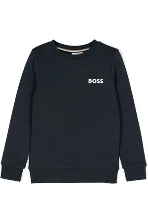 HUGO BOSS Logo-print cotton sweatshirt
