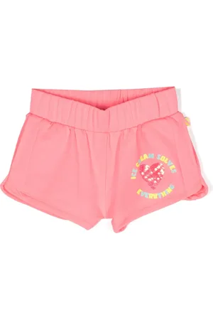 Billieblush Sequinned heart-motif shorts