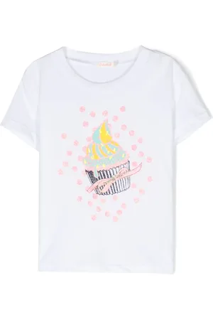 Billieblush Graphic-print cotton T-shirt