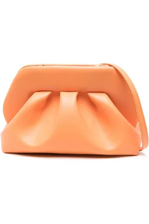 Orange clutch bag sale