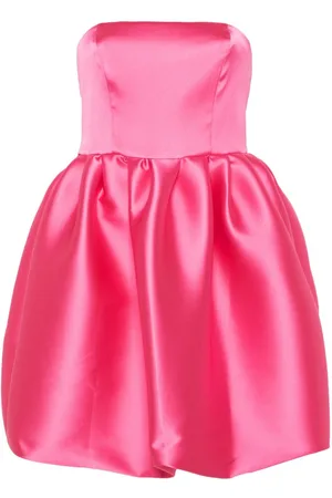P.A.R.O.S.H. Puffbal satin mini dress