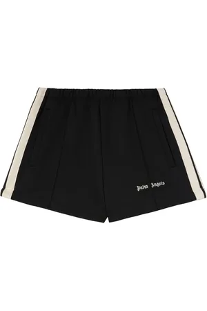 Palm Angels Side-stripe track shorts
