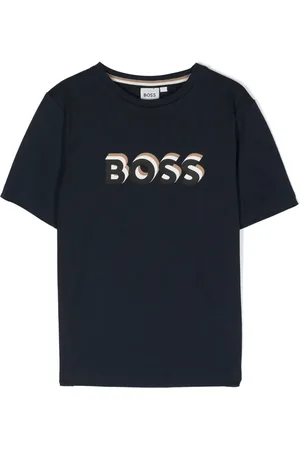 HUGO BOSS Logo-rubberised cotton T-shirt