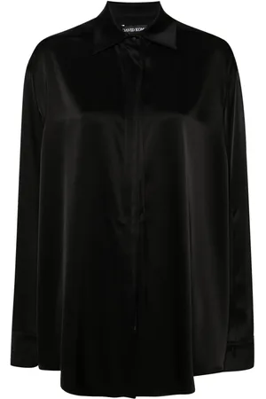 DAVID KOMA Satin-weave shirt