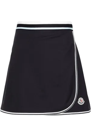 Moncler Logo-patch wrap tennis skirt