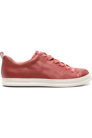 Camper Runner logo-patch leather sneakers