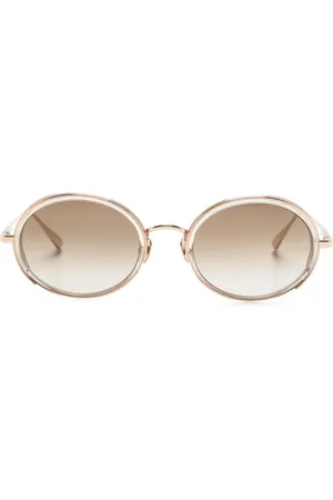 Linda Farrow Finn oval-shape sunglasses