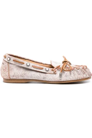 SARTORE Crosta suede derby moccasins